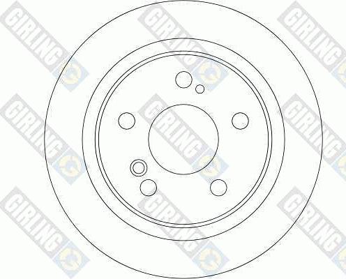 Girling 6043552 - Гальмівний диск avtolavka.club