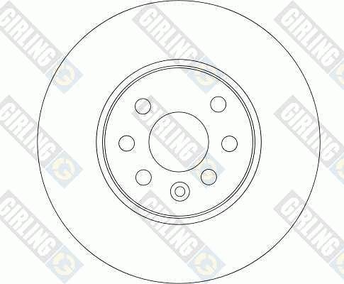Girling 6043181 - Гальмівний диск avtolavka.club
