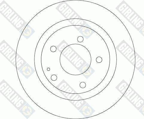 Girling 6043221 - Гальмівний диск avtolavka.club