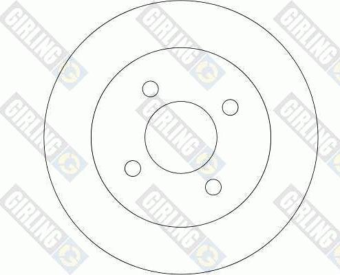 Girling 6042541 - Гальмівний диск avtolavka.club
