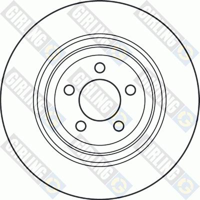 Girling 6060285 - Гальмівний диск avtolavka.club