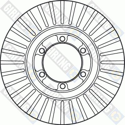 Girling 6060221 - Гальмівний диск avtolavka.club