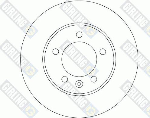 Girling 6061794 - Гальмівний диск avtolavka.club