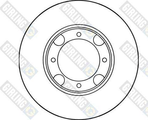 Girling 6019581 - Гальмівний диск avtolavka.club