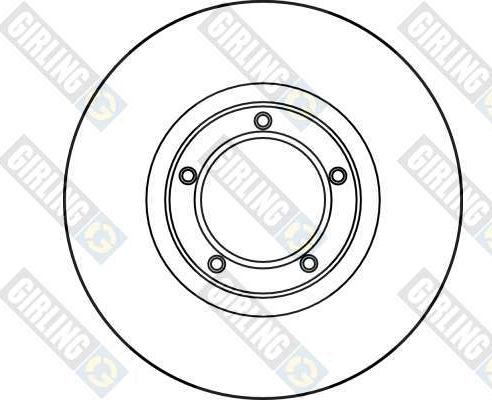 Girling 6016221 - Гальмівний диск avtolavka.club