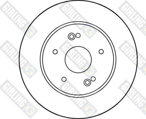 Girling 6010284 - Гальмівний диск avtolavka.club