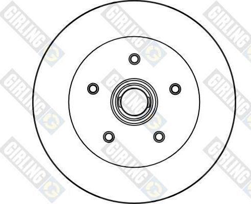 Girling 6025873 - Гальмівний диск avtolavka.club