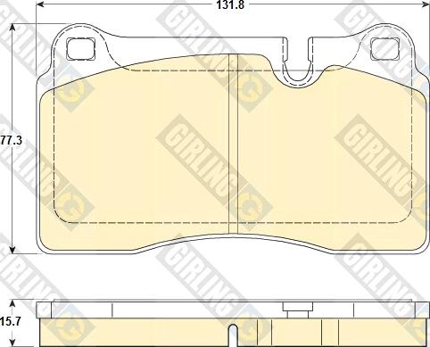 Girling 6120485 - Гальмівні колодки, дискові гальма avtolavka.club