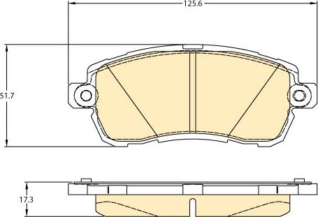 Girling 6121761 - Гальмівні колодки, дискові гальма avtolavka.club