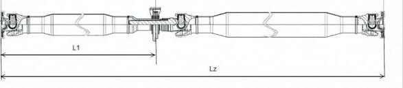 GKN GKNP20022 - Карданний вал, головна передача avtolavka.club