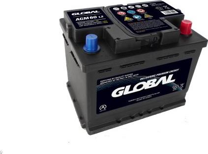 GLOBAL GR060AGM - Стартерна акумуляторна батарея, АКБ avtolavka.club