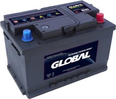 GLOBAL GR075EU - Стартерна акумуляторна батарея, АКБ avtolavka.club
