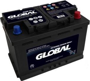 GLOBAL GR070AGM - Стартерна акумуляторна батарея, АКБ avtolavka.club
