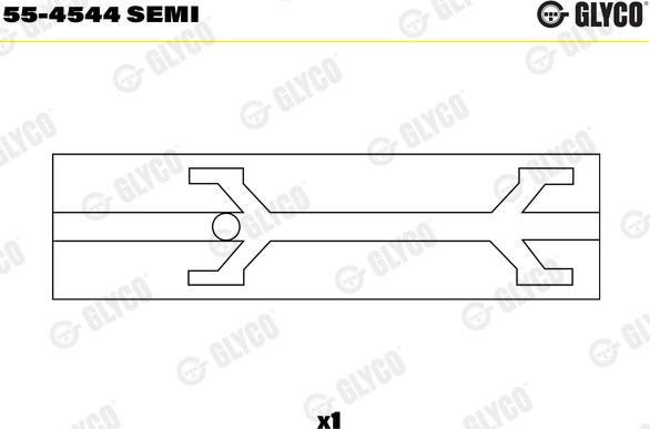 Glyco 55-4544 SEMI - Втулка підшипника, шатун avtolavka.club