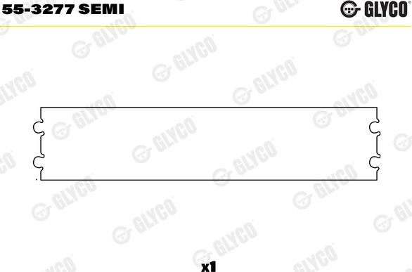 Glyco 55-3277 SEMI - Втулка підшипника, шатун avtolavka.club