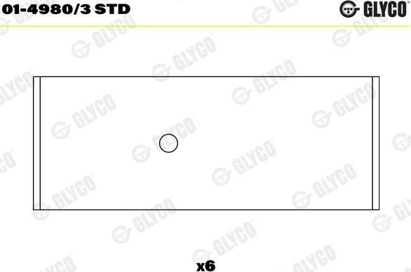 Glyco 01-4980/3 STD - Шатуни підшипник avtolavka.club