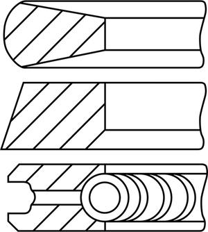 Goetze Engine 08-449800-00 - Комплект поршневих кілець avtolavka.club