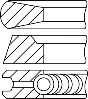 Goetze Engine 08-447600-00 - Комплект поршневих кілець avtolavka.club