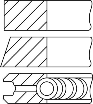 Goetze Engine 08-450500-00 - Комплект поршневих кілець avtolavka.club