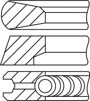 Goetze Engine 08-451100-00 - Комплект поршневих кілець avtolavka.club