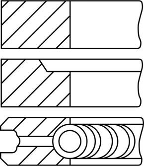 Goetze Engine 08-501600-00 - Комплект поршневих кілець avtolavka.club