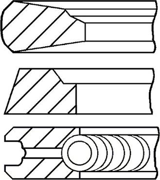 Goetze Engine 08-420000-00 - Комплект поршневих кілець avtolavka.club