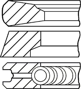 Goetze Engine 08-428900-00 - Комплект поршневих кілець avtolavka.club