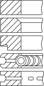 Goetze Engine 08-160800-30 - Комплект поршневих кілець avtolavka.club