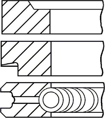 Goetze Engine 08-206800-00 - Комплект поршневих кілець avtolavka.club