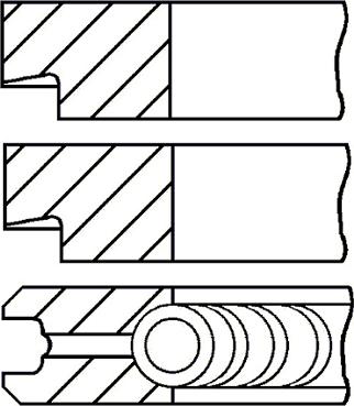 Goetze Engine 08-145200-00 - Комплект поршневих кілець avtolavka.club