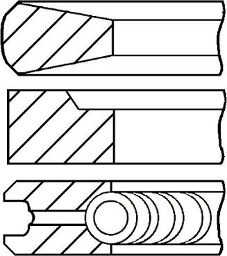 Goetze Engine 08-337500-00 - Комплект поршневих кілець avtolavka.club