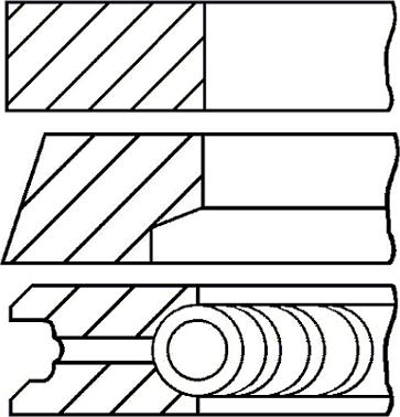 Goetze Engine 08-138800-00 - Комплект поршневих кілець avtolavka.club