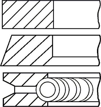 Goetze Engine 08-337300-00 - Комплект поршневих кілець avtolavka.club