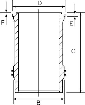 Goetze Engine 14-374990-00 - Гільза циліндра avtolavka.club