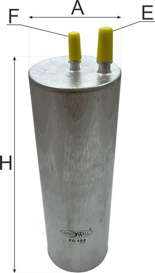 GoodWill FG 192 - Паливний фільтр avtolavka.club