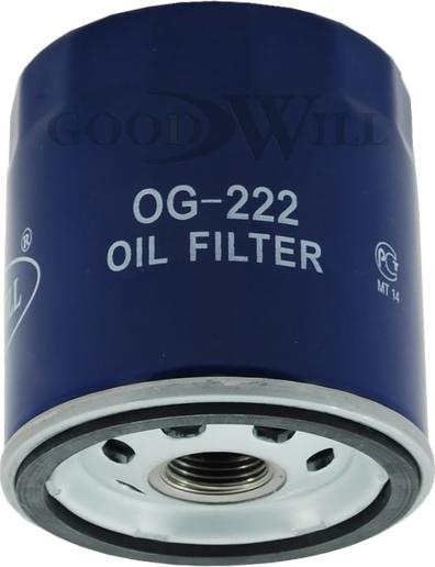 GoodWill OG222 - Масляний фільтр avtolavka.club