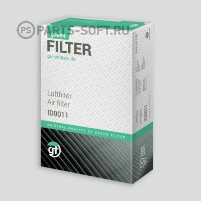 Green Filter LF0278 - Повітряний фільтр avtolavka.club