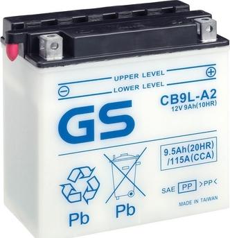 GS GS-CB9L-A2 - Стартерна акумуляторна батарея, АКБ avtolavka.club