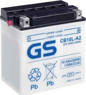 GS GS-CB10L-A2 - Стартерна акумуляторна батарея, АКБ avtolavka.club