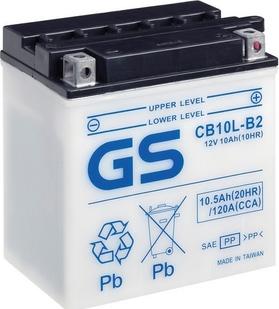 GS GS-CB10L-B2 - Стартерна акумуляторна батарея, АКБ avtolavka.club