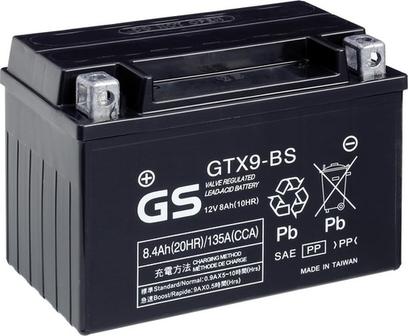 GS GS-GTX9-BS - Стартерна акумуляторна батарея, АКБ avtolavka.club
