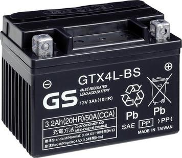 GS GS-GTX4L-BS - Стартерна акумуляторна батарея, АКБ avtolavka.club