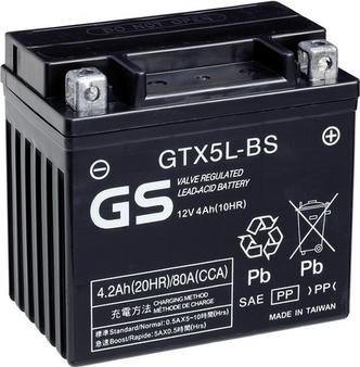 GS GS-GTX5L-BS - Стартерна акумуляторна батарея, АКБ avtolavka.club
