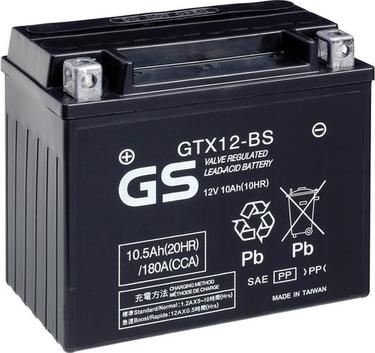 GS GS-GTX12-BS - Стартерна акумуляторна батарея, АКБ avtolavka.club