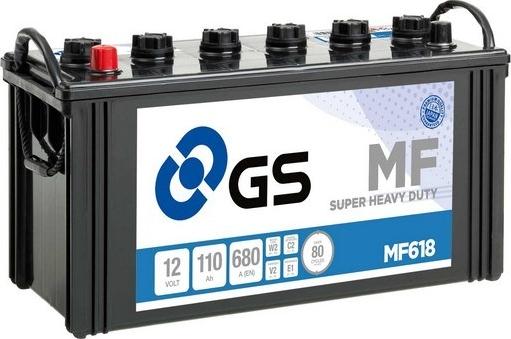 GS MF618 - Стартерна акумуляторна батарея, АКБ avtolavka.club