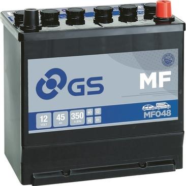 GS MF048 - Стартерна акумуляторна батарея, АКБ avtolavka.club