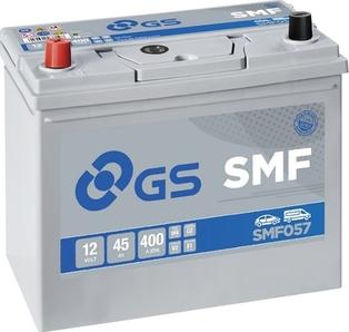 GS SMF057 - Стартерна акумуляторна батарея, АКБ avtolavka.club