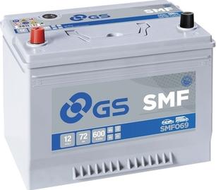 GS SMF069 - Стартерна акумуляторна батарея, АКБ avtolavka.club