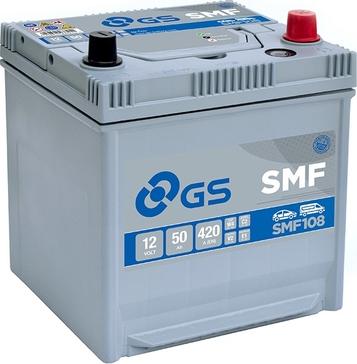 GS SMF108 - Стартерна акумуляторна батарея, АКБ avtolavka.club