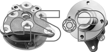 GSP 9400906 - Комплект підшипника маточини колеса avtolavka.club